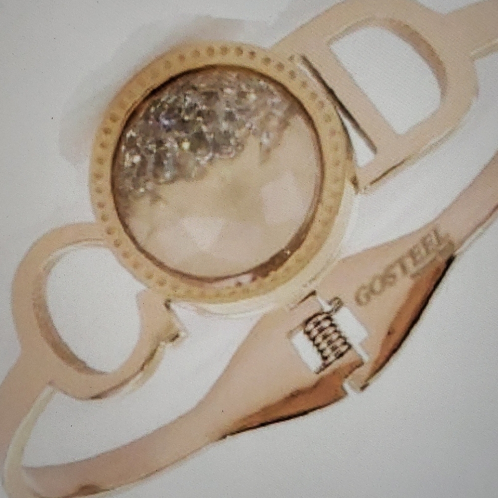 LAST ONE! Rose Gold "GOD" Stainless Steel Cuff Bracelet